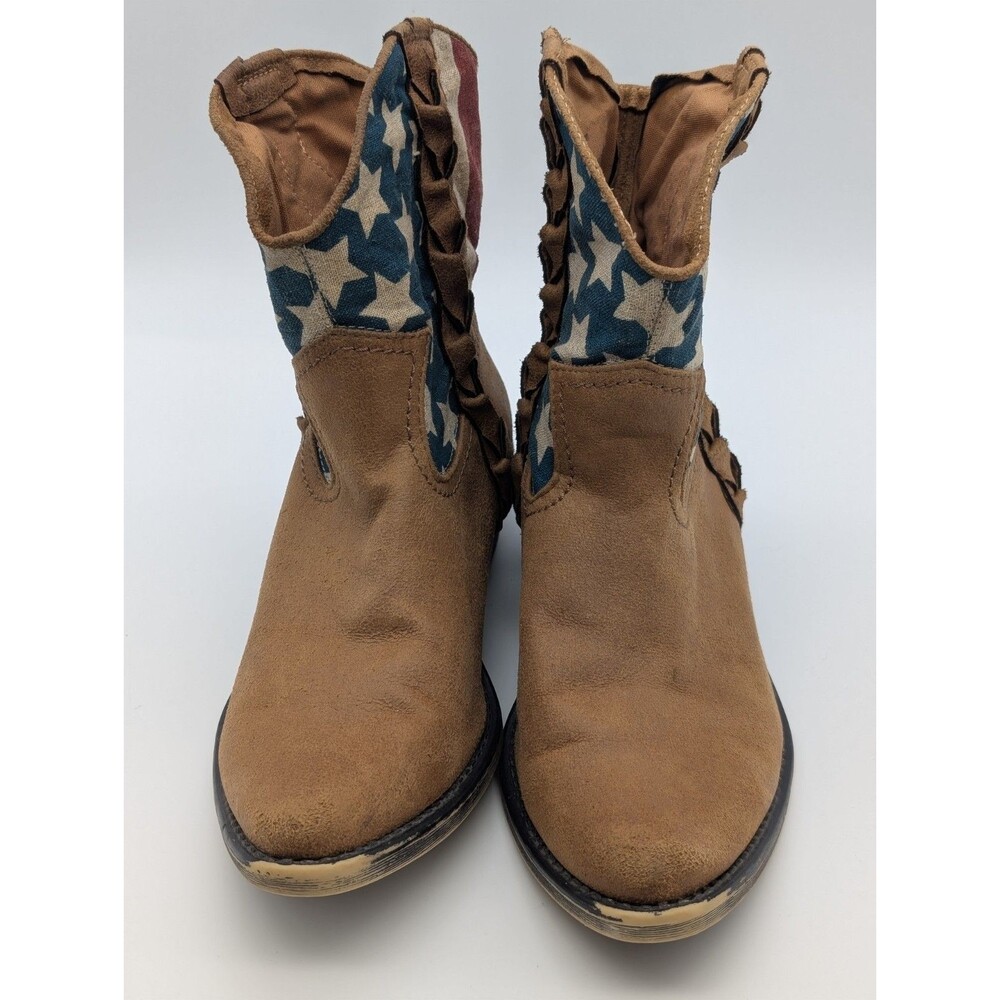 American Rag americana cowboy/cowgirl rodeo bootie sz 6.5 USA patriotic - Picture 5 of 11
